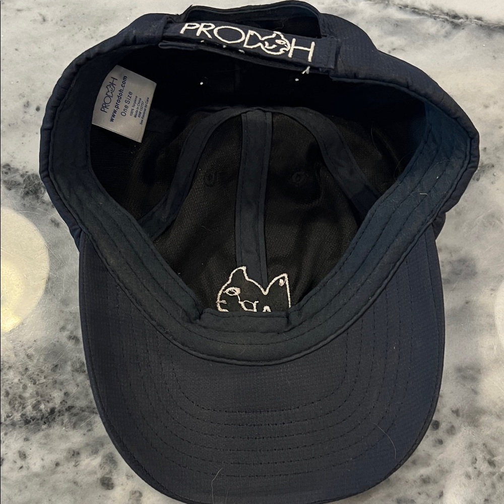 PRODOH Navy Cap with White Embroidery - Picture 4 of 6